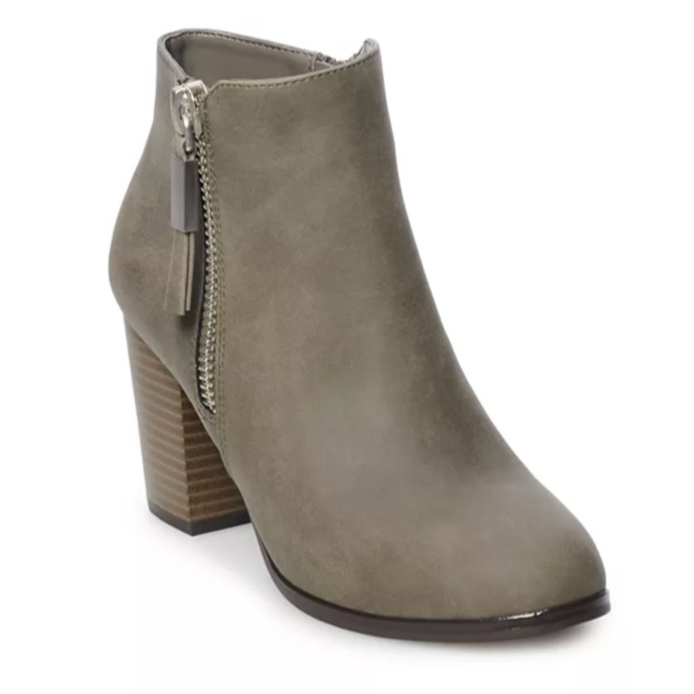 Apt. 9 | Timezone Women’s High Heel Ankle Boots in Gray